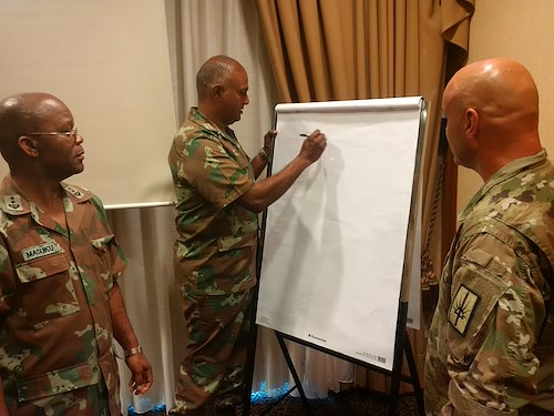 African and American chaplains share ideas