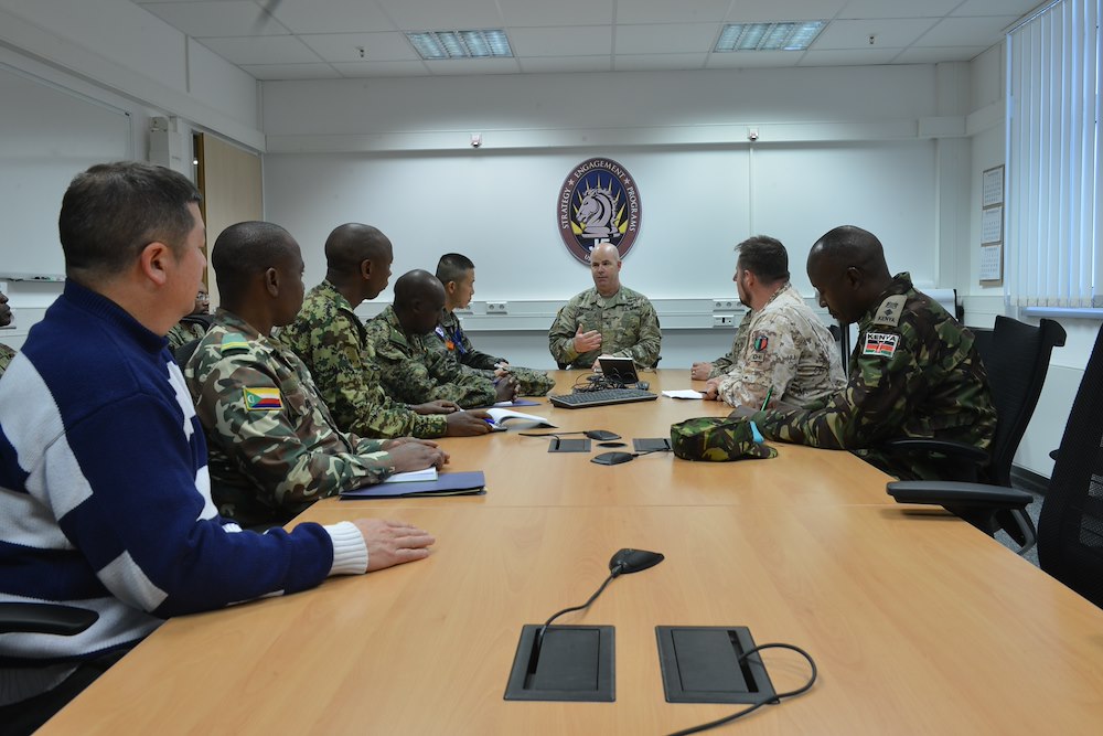 AFRICOM hosts foreign liaison officers from CJTF-HOA