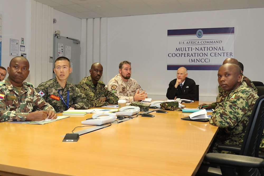 AFRICOM hosts foreign liaison officers from CJTF-HOA