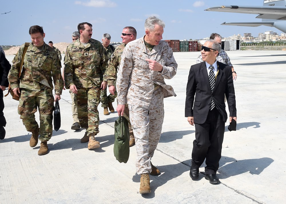 commander of united states africa command visits somalia.