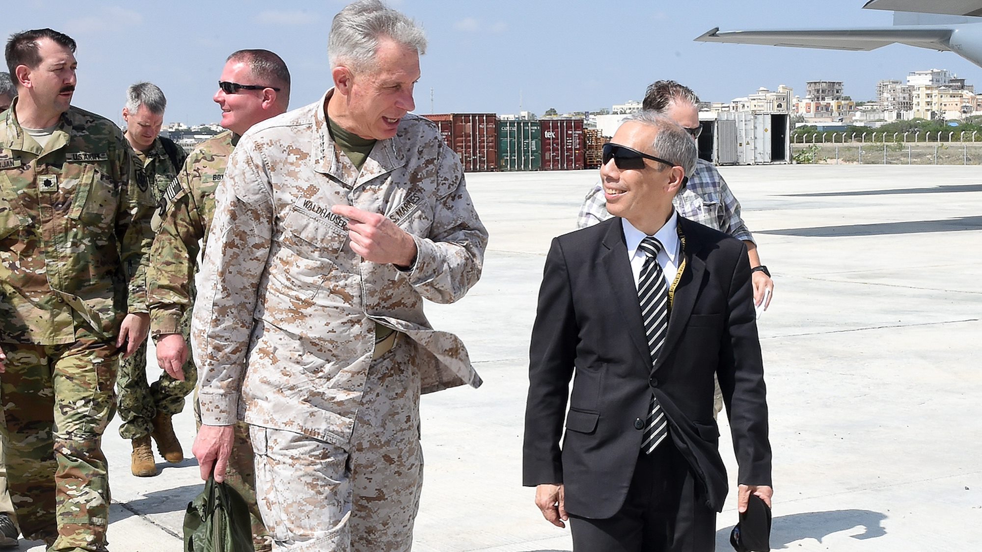 Commander of United States Africa Command Visits Somalia