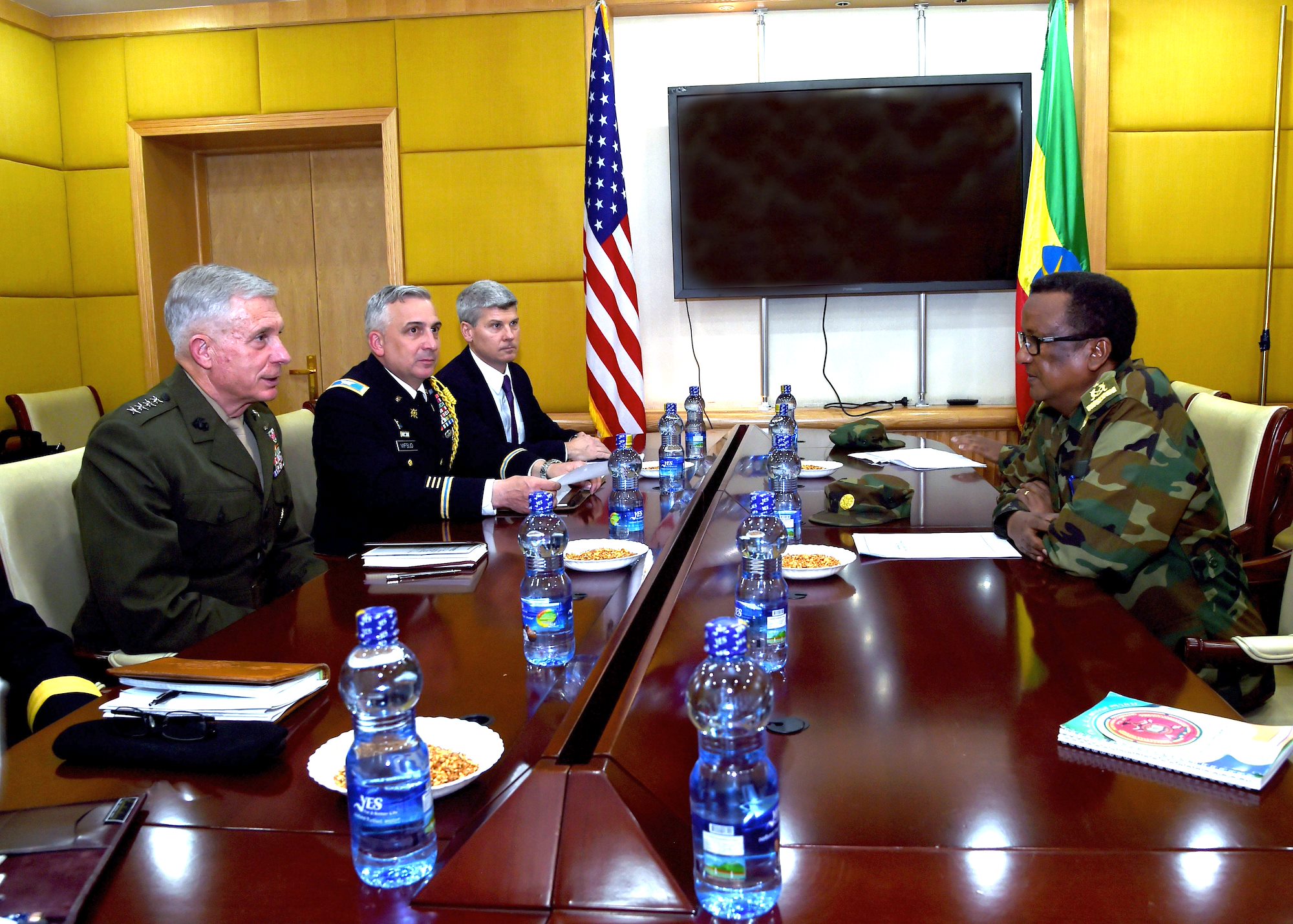Assistant Secretary Nagy, Gen. Waldhauser meet with Ethiopian leaders