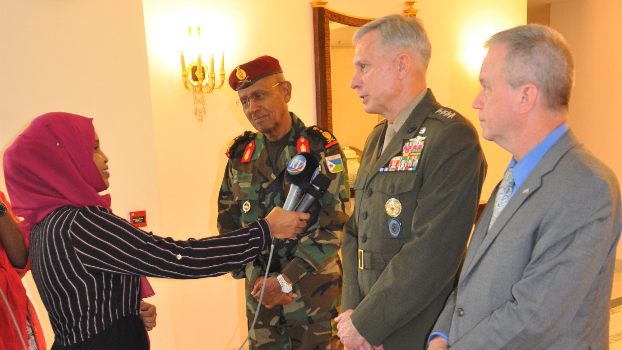 United States Africa CommaAFRICOM Commander meets with Djiboutian President, key leadershipnd Image