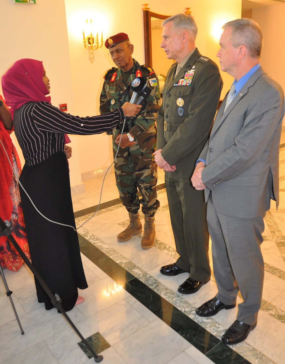 AFRICOM Commander meets with Djiboutian President, key leadership