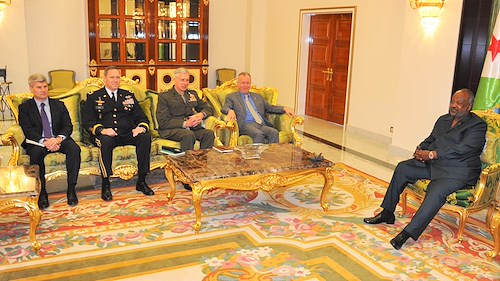 AFRICOM Commander meets with Djiboutian President, key leadership