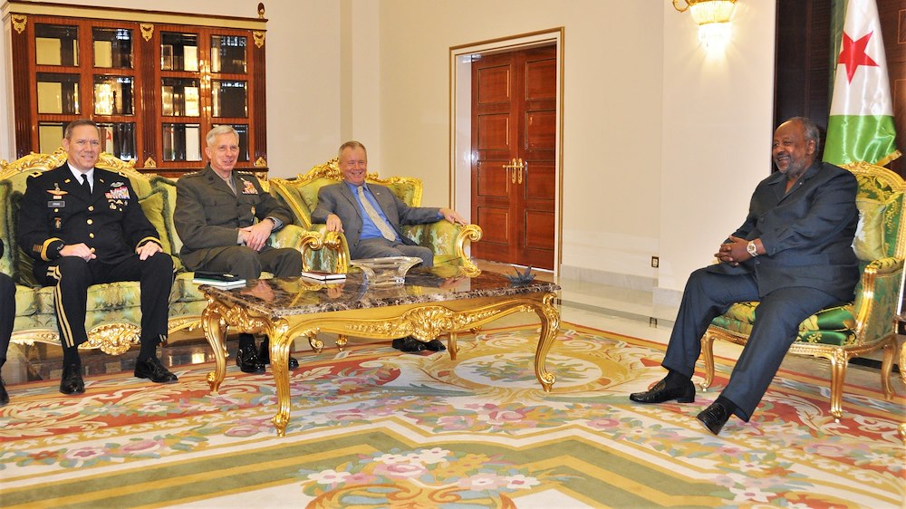 AFRICOM Commander meets with Djiboutian President, key leadership