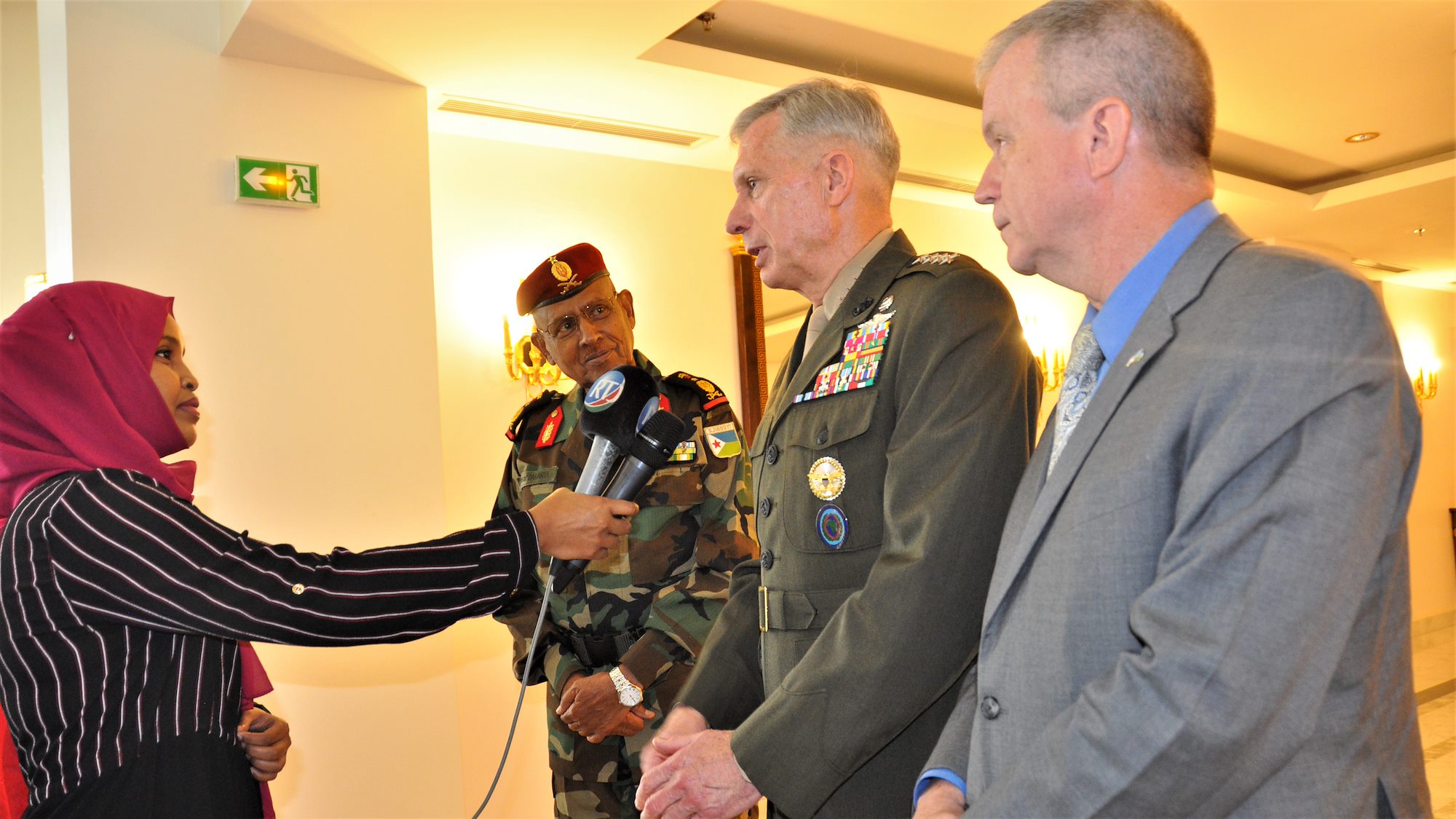 AFRICOM Commander meets with Djiboutian President, key leadership