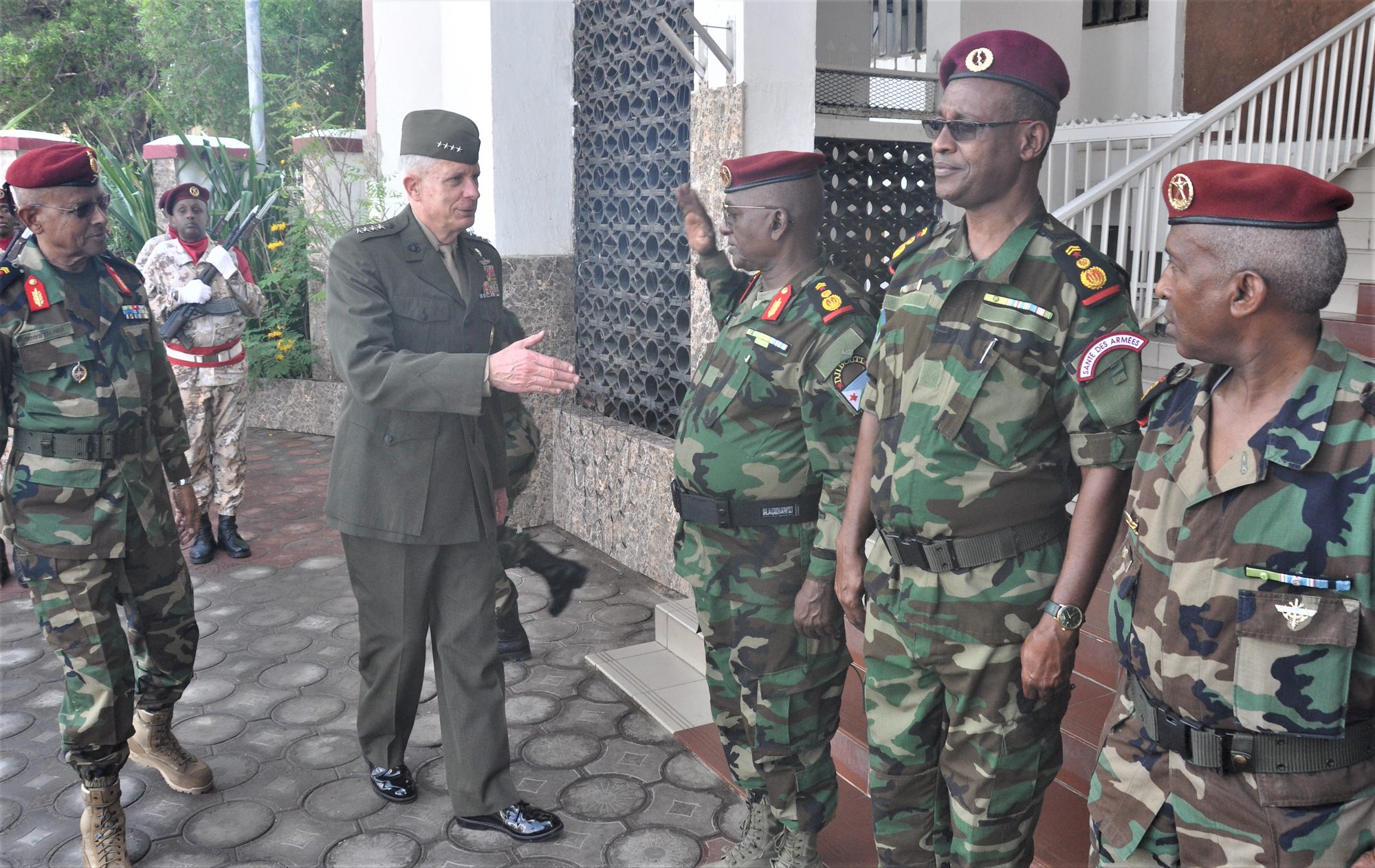 AFRICOM Commander meets with Djiboutian President, key leadership