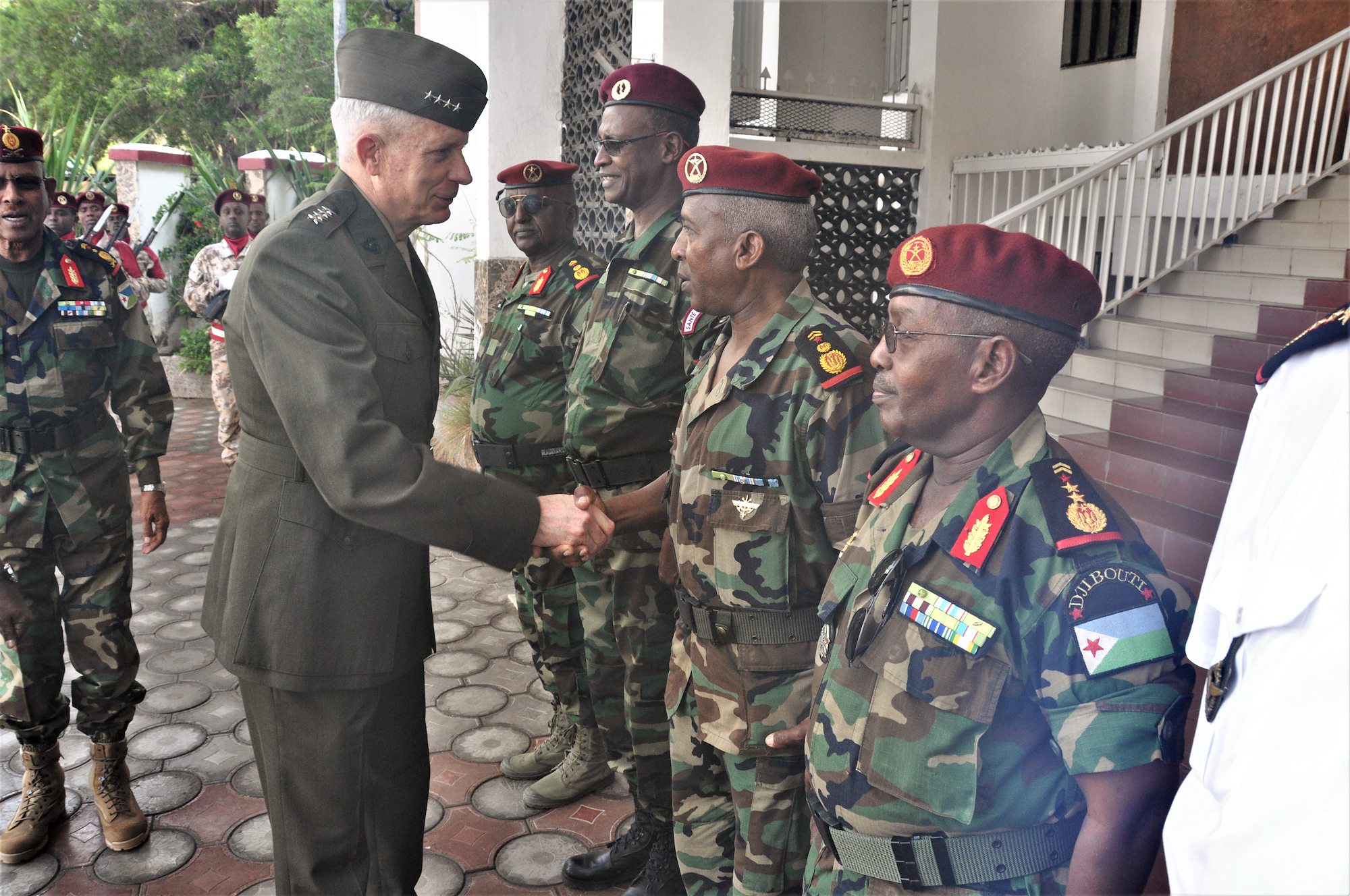 AFRICOM Commander meets with Djiboutian President, key leadership