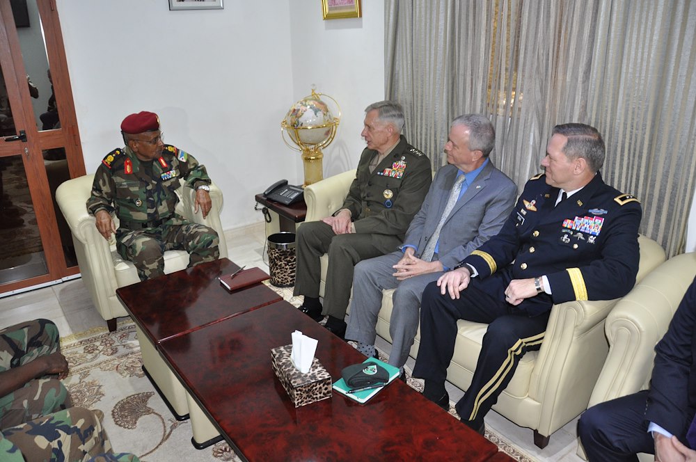 AFRICOM Commander meets with Djiboutian President, key leadership