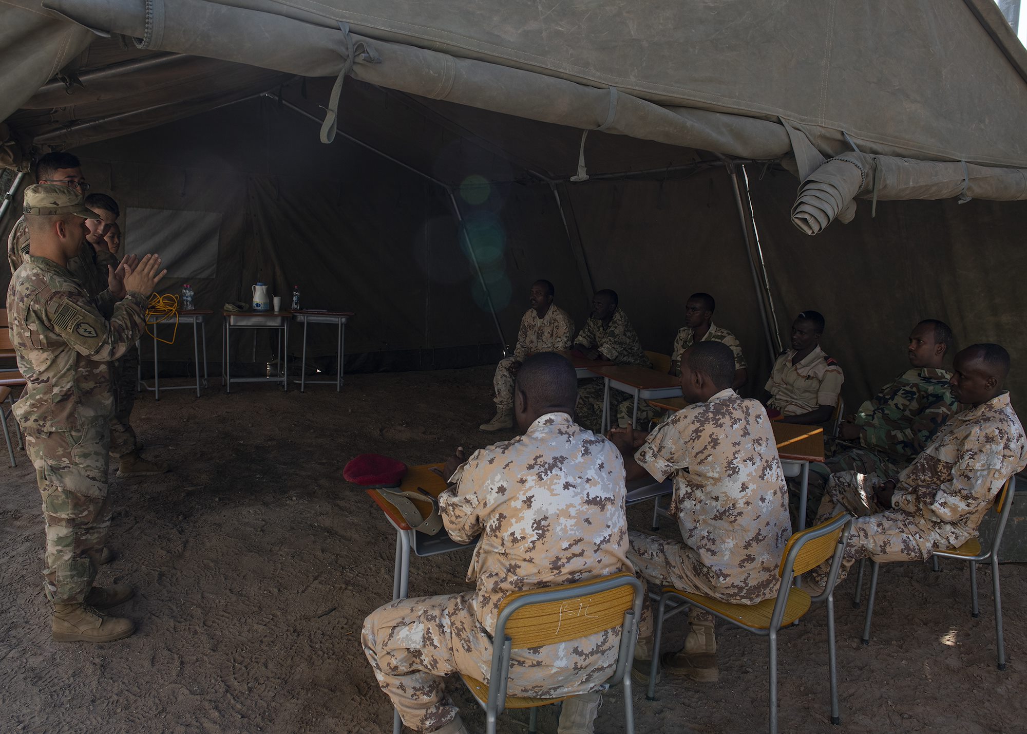 Africa Data Sharing Network information exchange prepares Djiboutian soldiers for deployment to Somalia