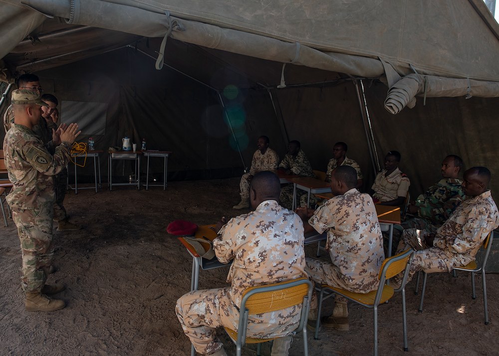 Africa Data Sharing Network information exchange prepares Djiboutian soldiers for deployment to Somalia