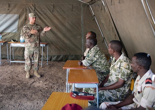 Africa Data Sharing Network information exchange prepares Djiboutian soldiers for deployment to Somalia