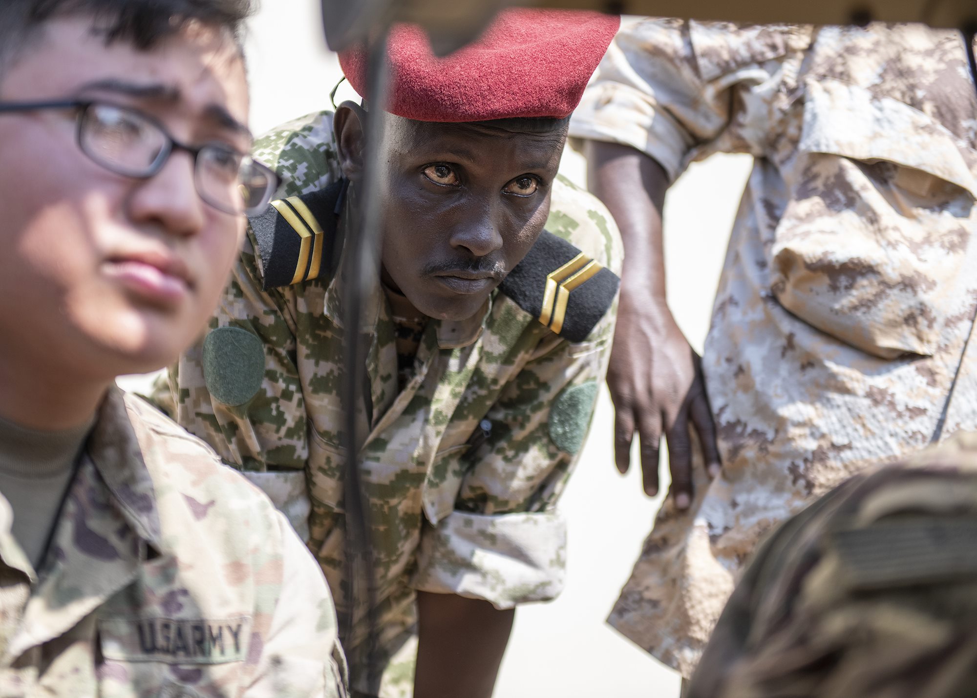 Africa Data Sharing Network information exchange prepares Djiboutian soldiers for deployment to Somalia