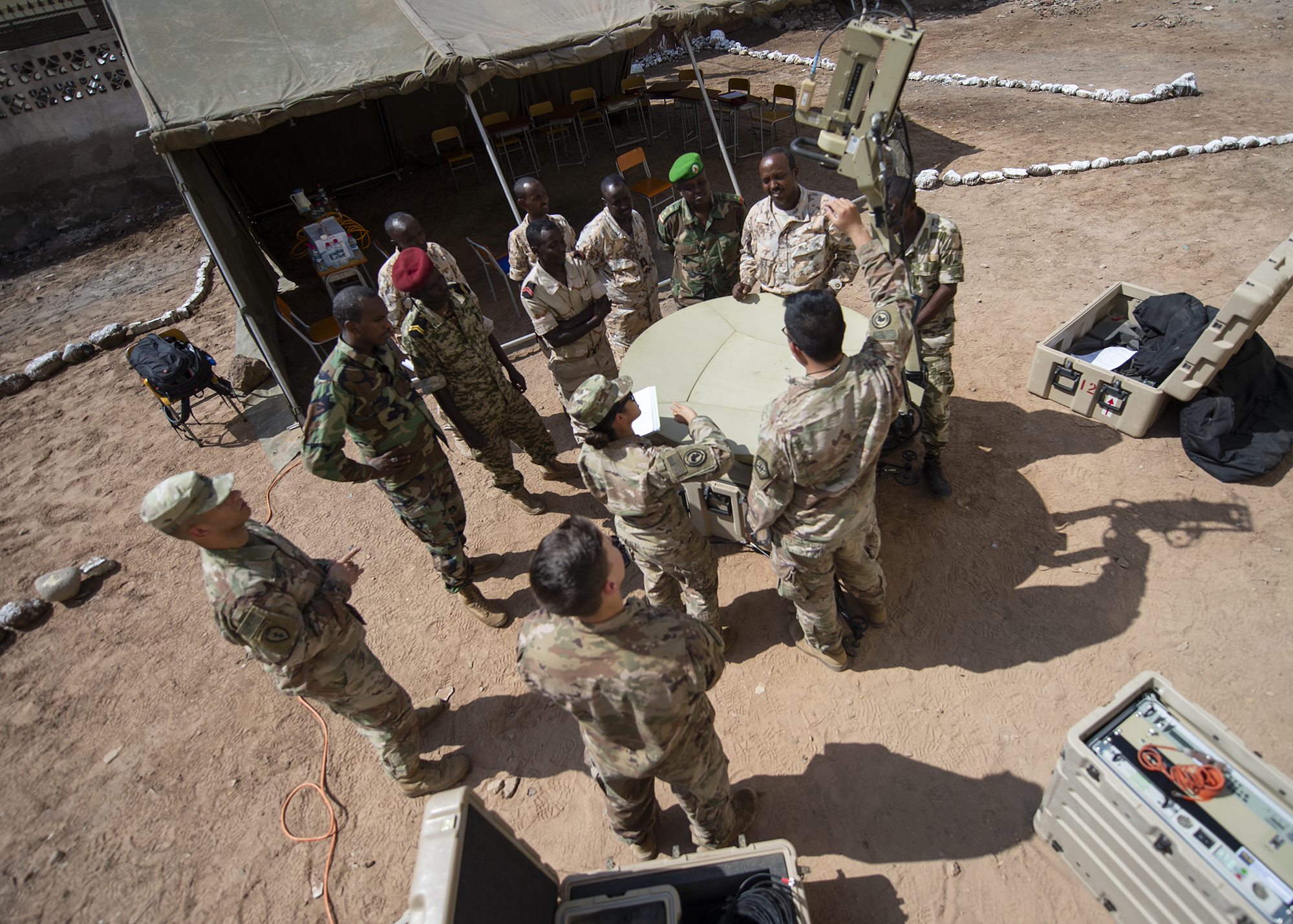 Africa Data Sharing Network information exchange prepares Djiboutian soldiers for deployment to Somalia
