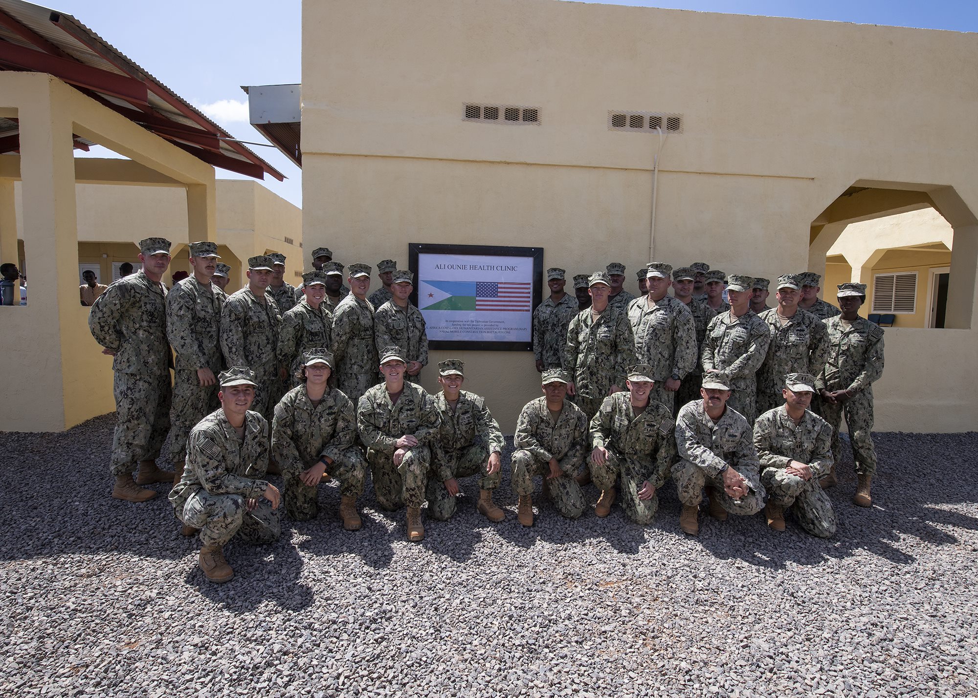 U.S. Navy Seabees turnover Ali Oune Medical Clinic to Djiboutian officials