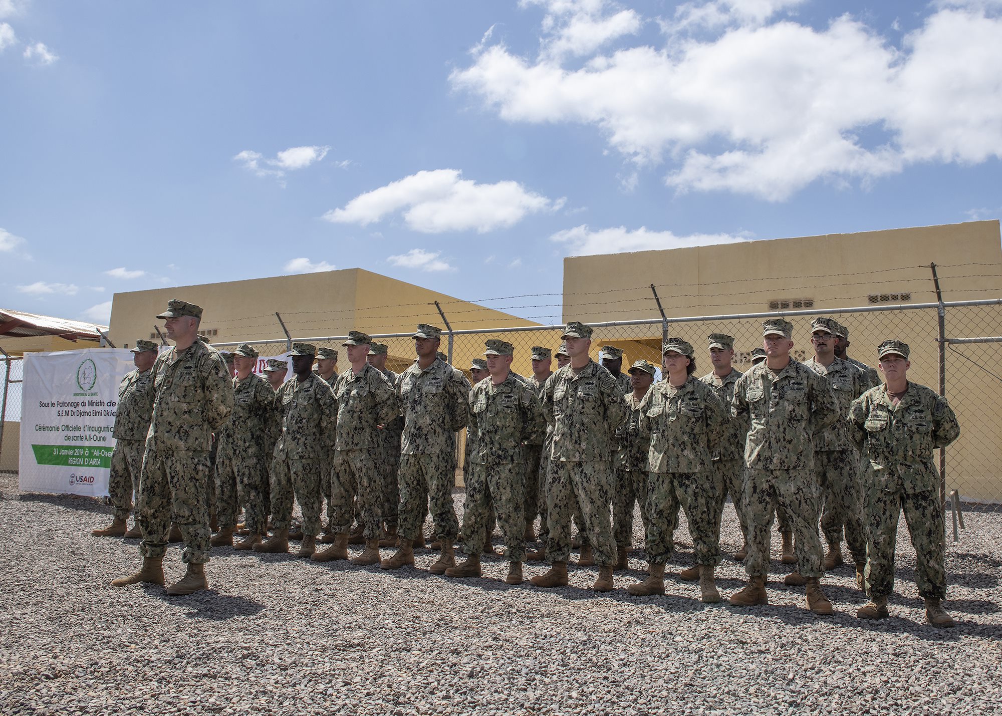 U.S. Navy Seabees turnover Ali Oune Medical Clinic to Djiboutian officials
