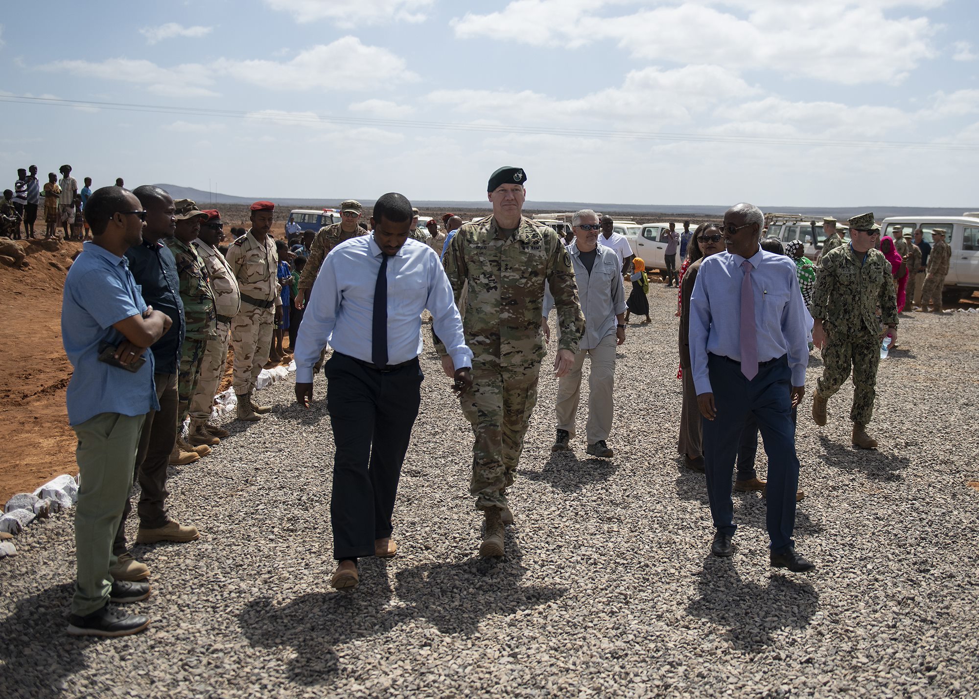 U.S. Navy Seabees turnover Ali Oune Medical Clinic to Djiboutian officials