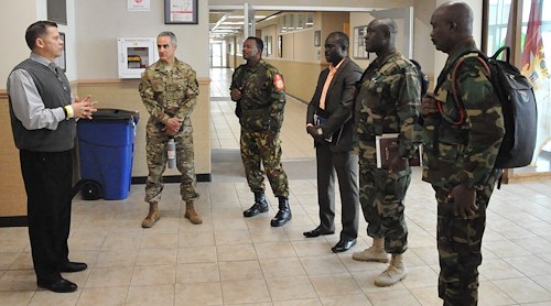 African partners visit NCO Leadership Center of Excellence