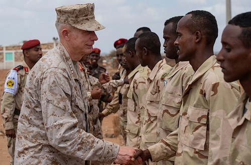 AFRICOM commander, Djiboutian CHOD observe Rapid Intervention Battalion 