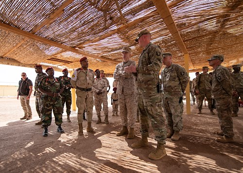 AFRICOM commander, Djiboutian CHOD observe Rapid Intervention Battalion 