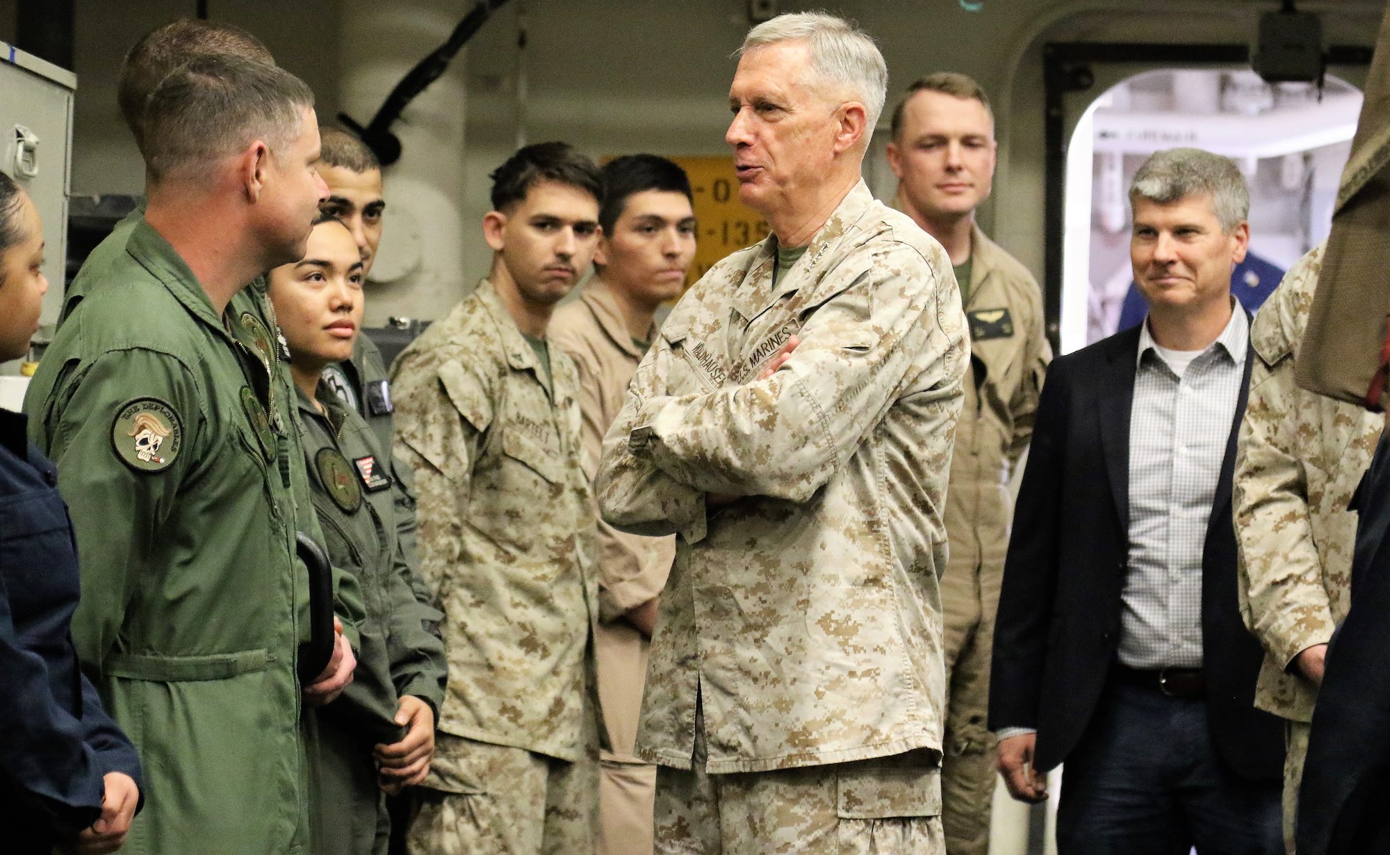 AFRICOM commander visits USS Arlington