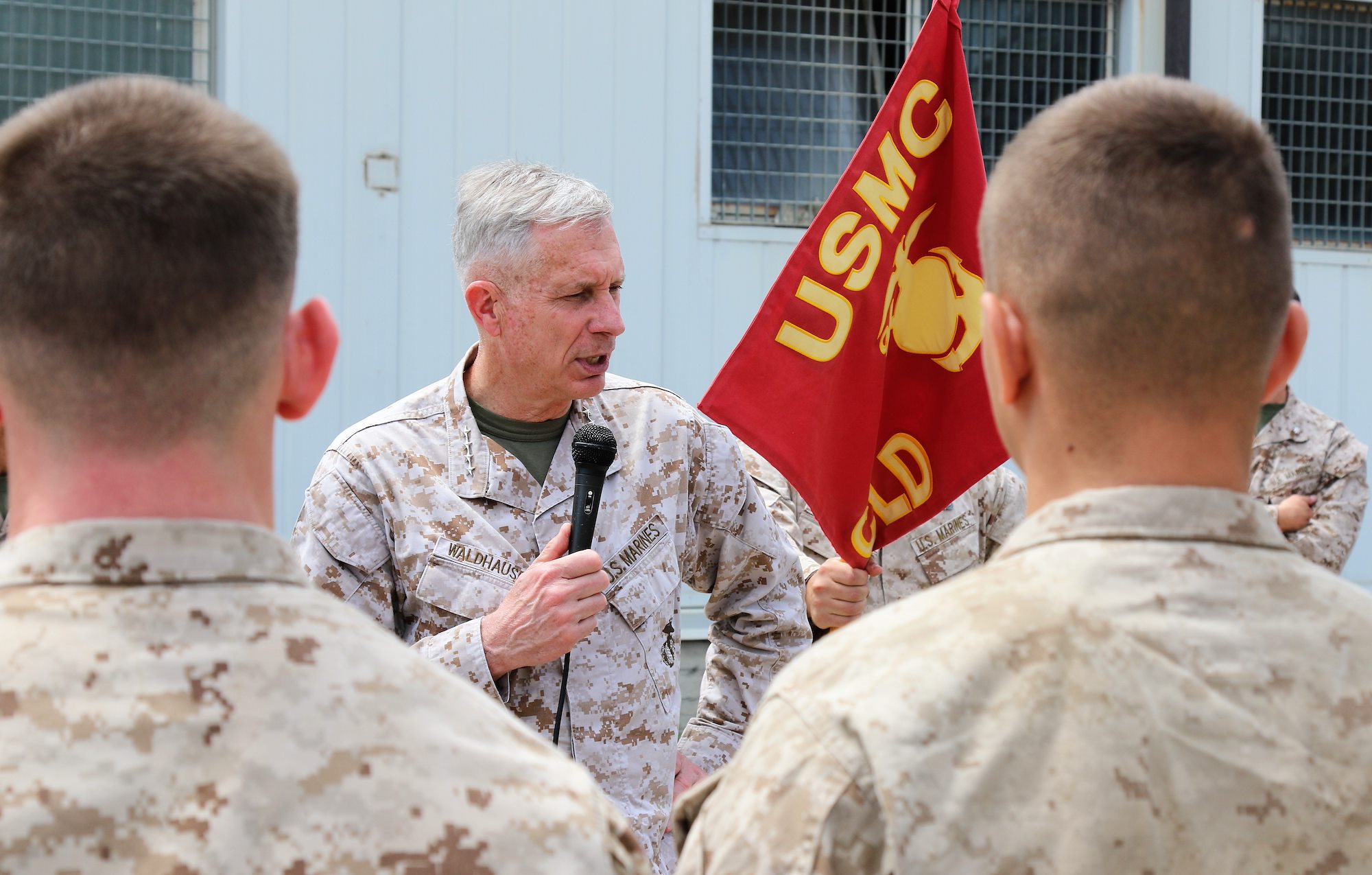 AFRICOM commander visits USS Arlington