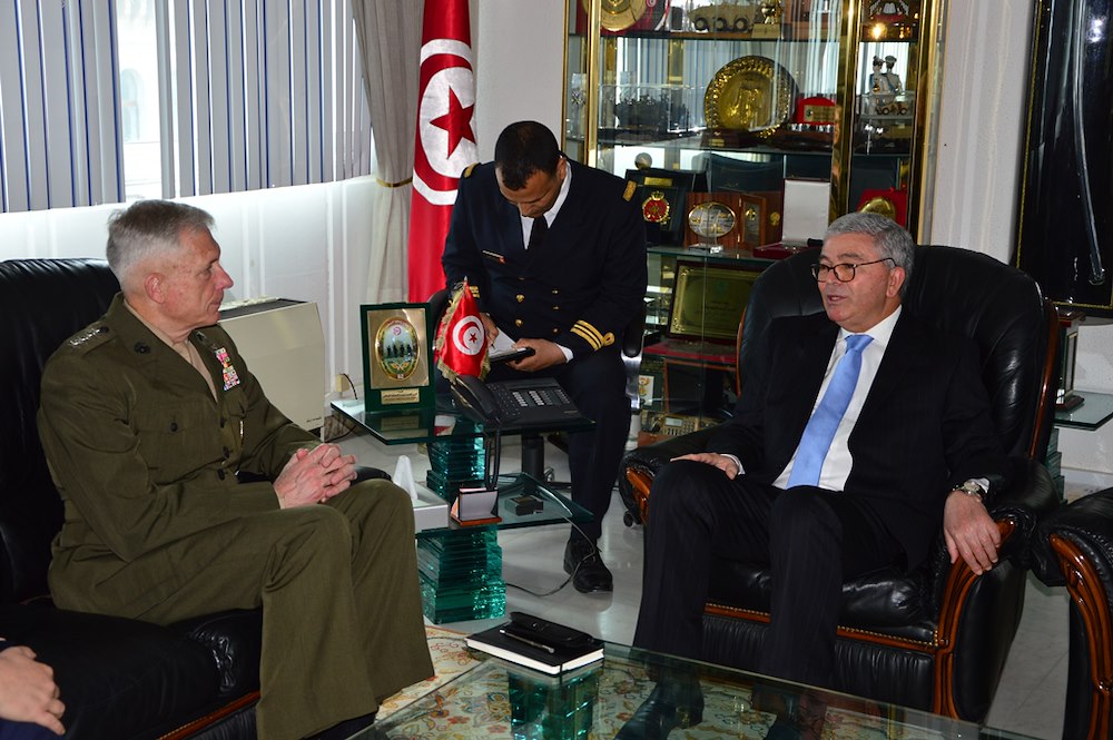 AFRICOM Commander Engages with Tunisian Defense Officials