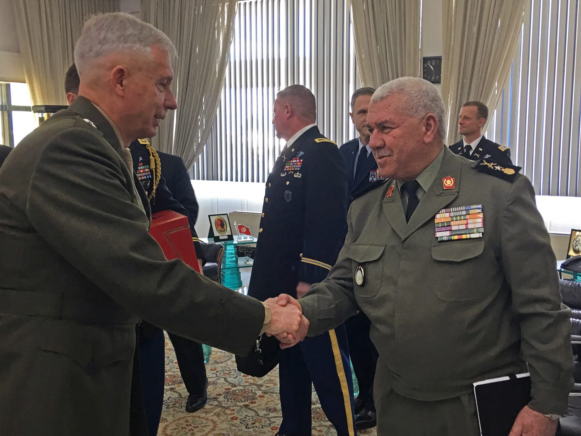 AFRICOM Commander Engages with Tunisian Defense Officials