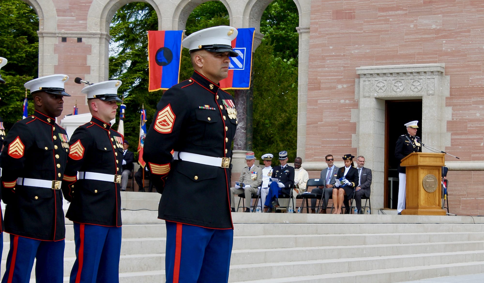 AFRICOM Commander Lays Wreath at WWI Cemetery