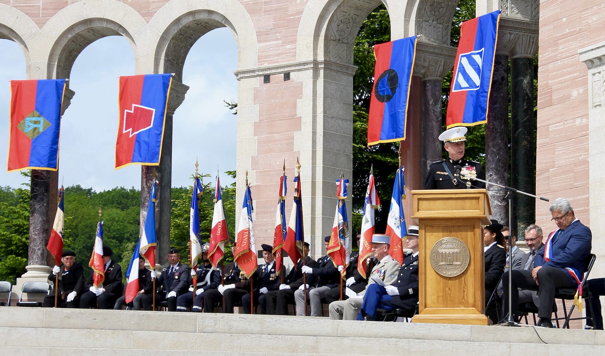 AFRICOM Commander Lays Wreath at WWI Cemetery