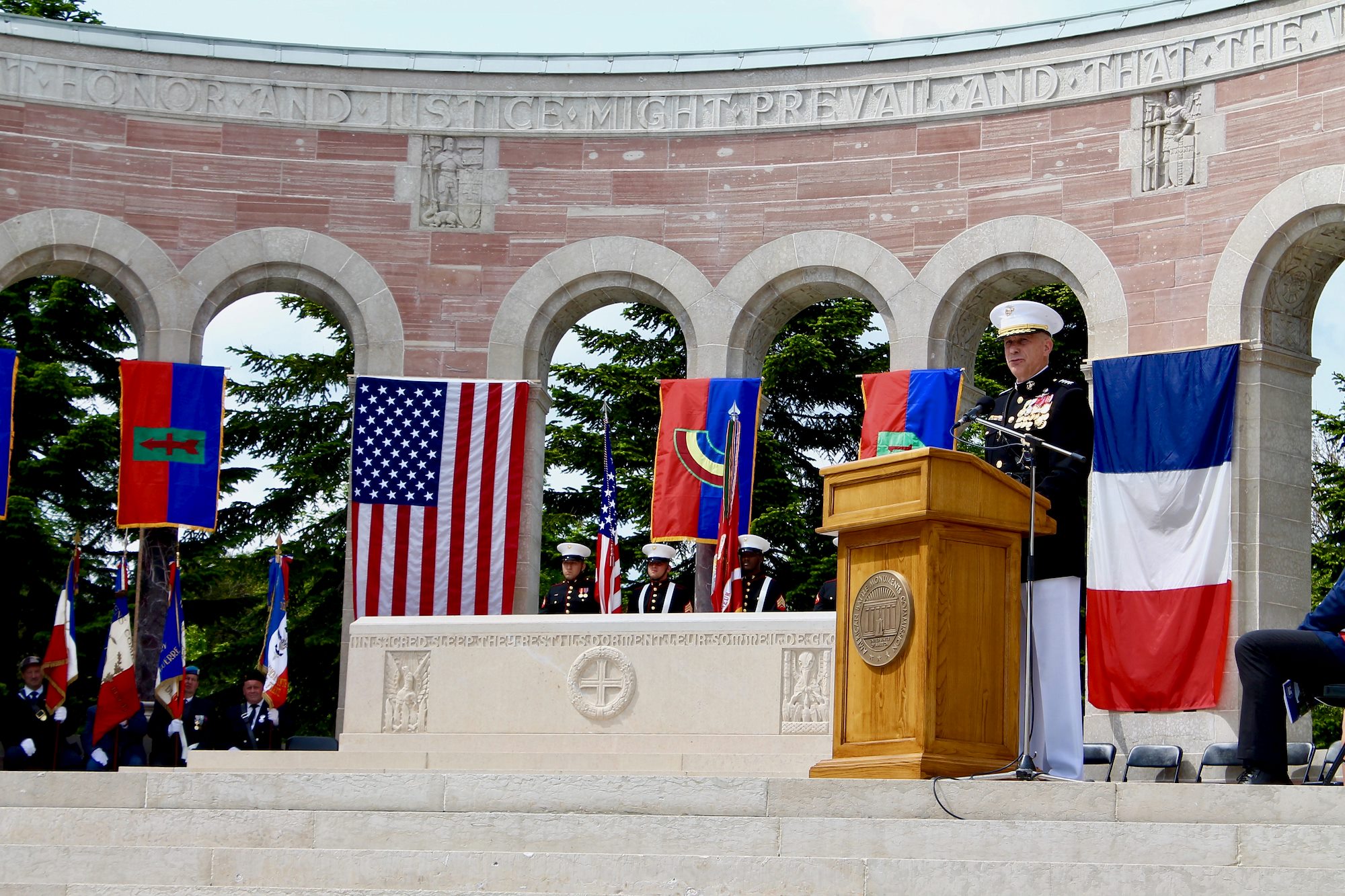 AFRICOM Commander Lays Wreath at WWI Cemetery