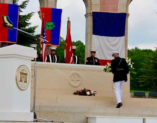 AFRICOM Commander Lays Wreath at WWI Cemetery