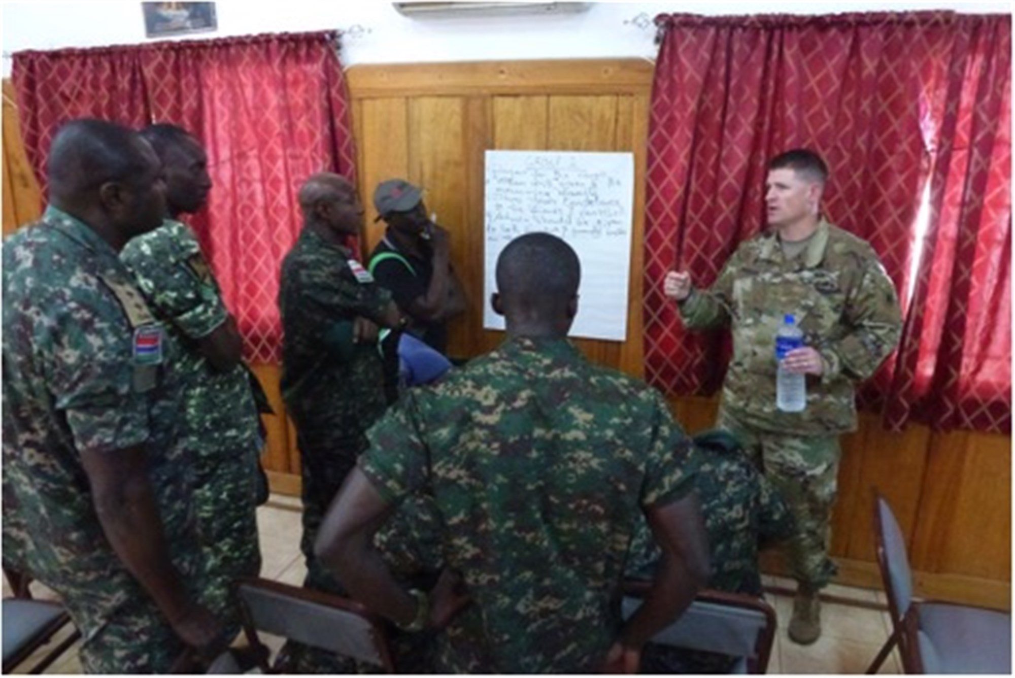 GAF, USARAF chaplains strengthen partnership at inaugural engagement in Gambia