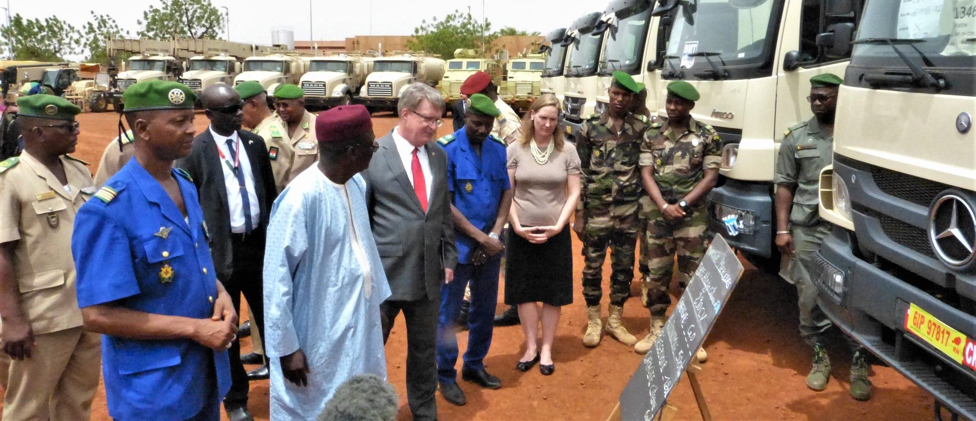 Coopération militaire nigéro-américaine: Un important lot de matériel  militaire des USA en appui aux Forces Armées Nigériennes