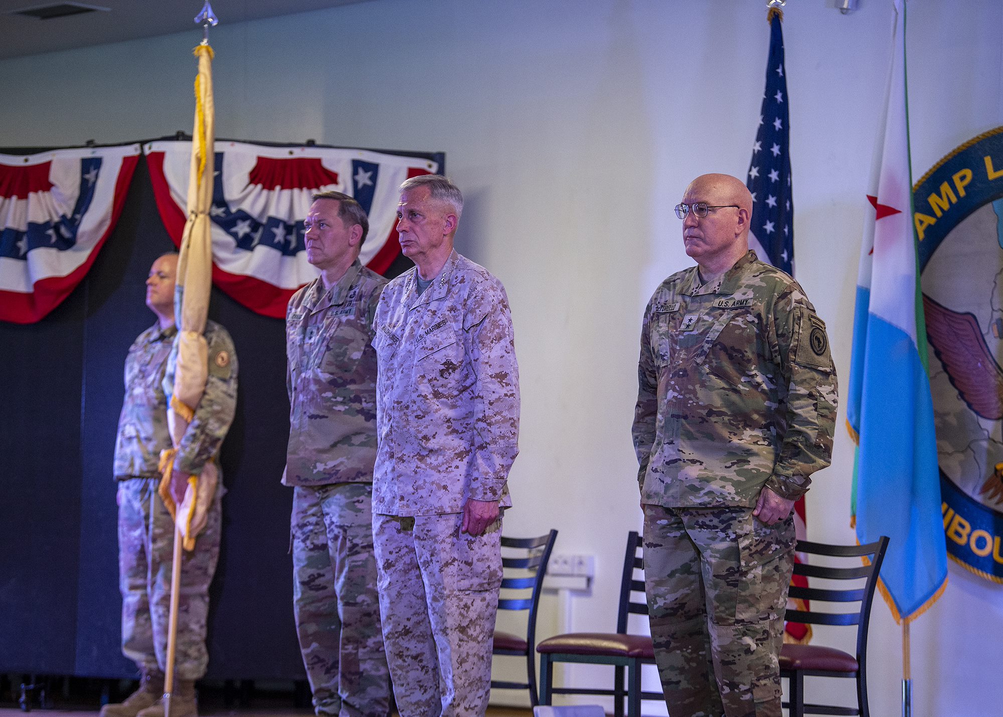 CJTF-HOA holds change of command ceremony