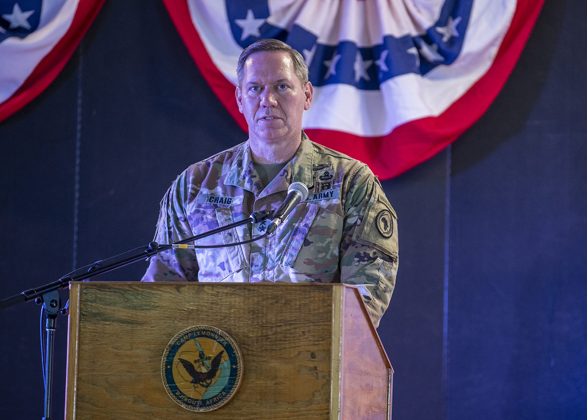 CJTF-HOA holds change of command ceremony