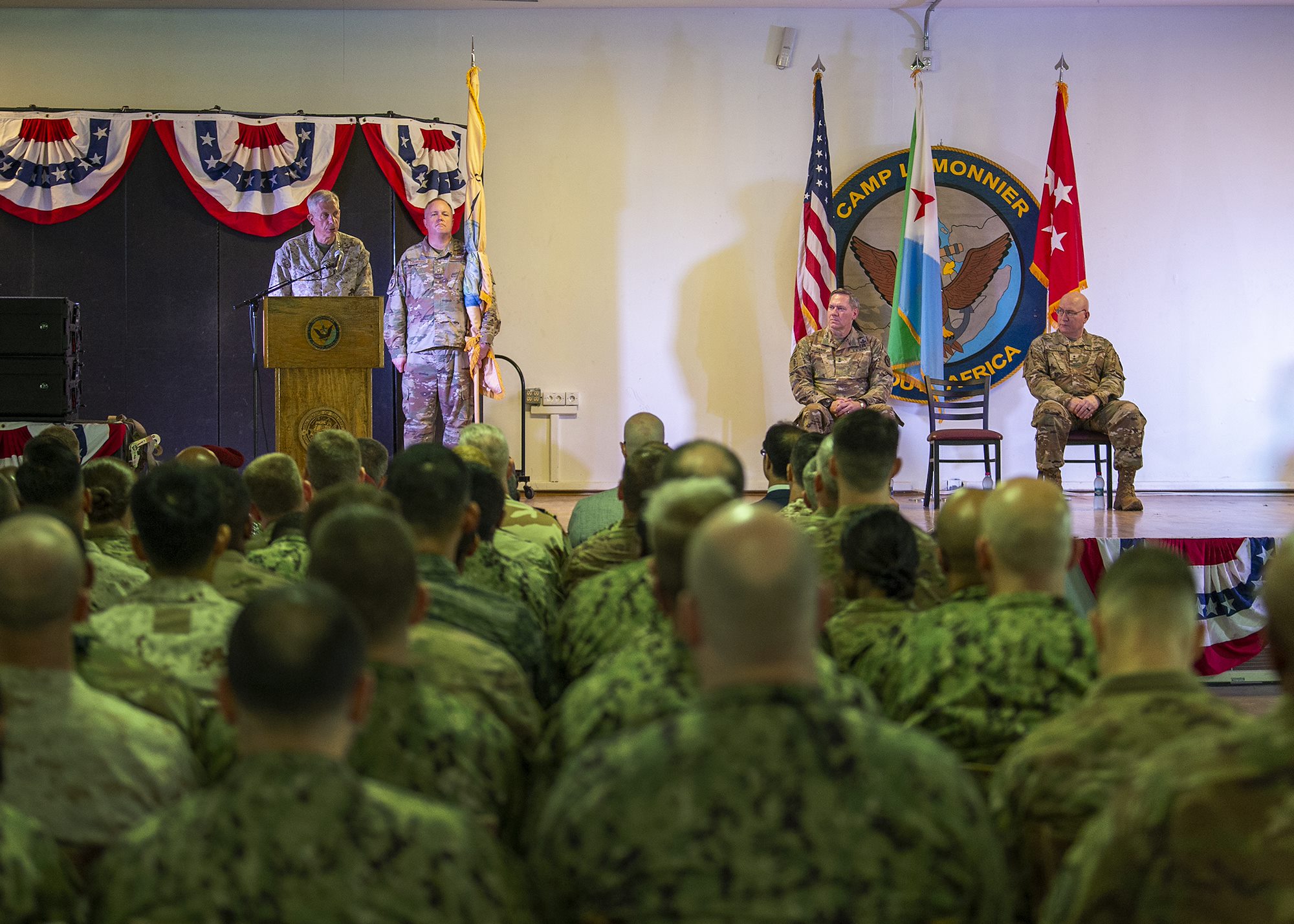 CJTF-HOA holds change of command ceremony