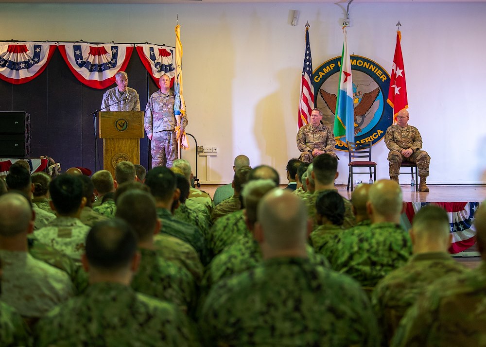 CJTF-HOA holds change of command ceremony