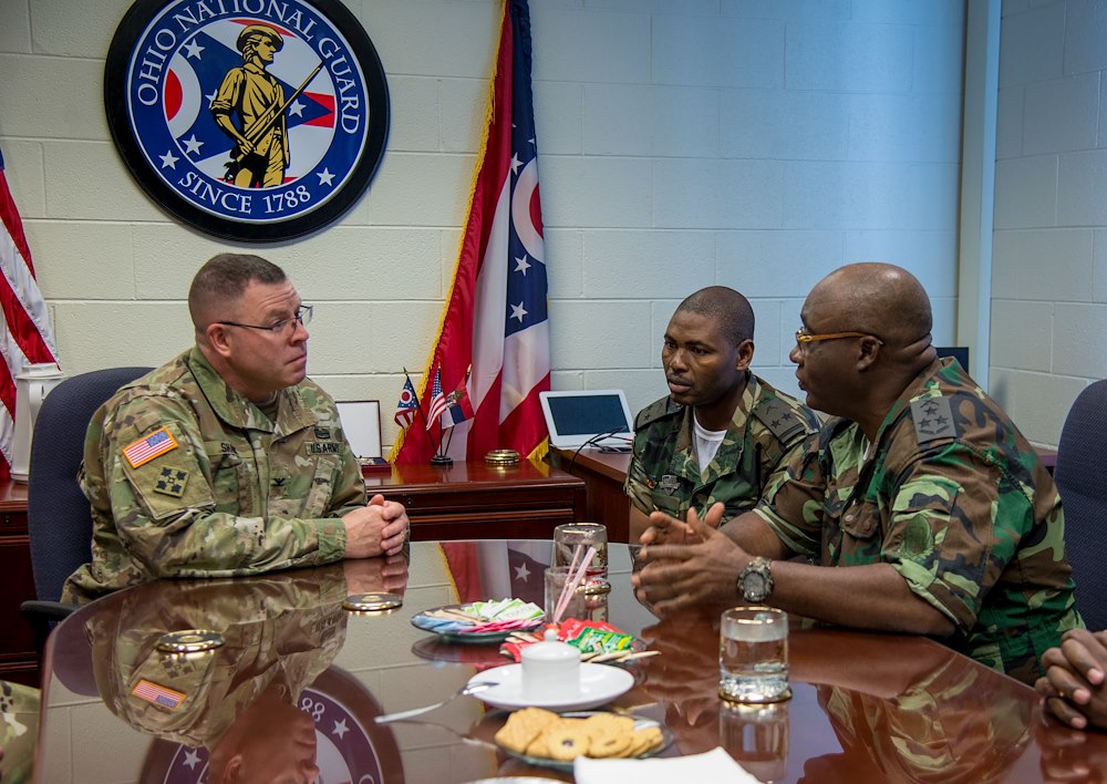 Angolan Armed Forces general visits US, Ohio for first time