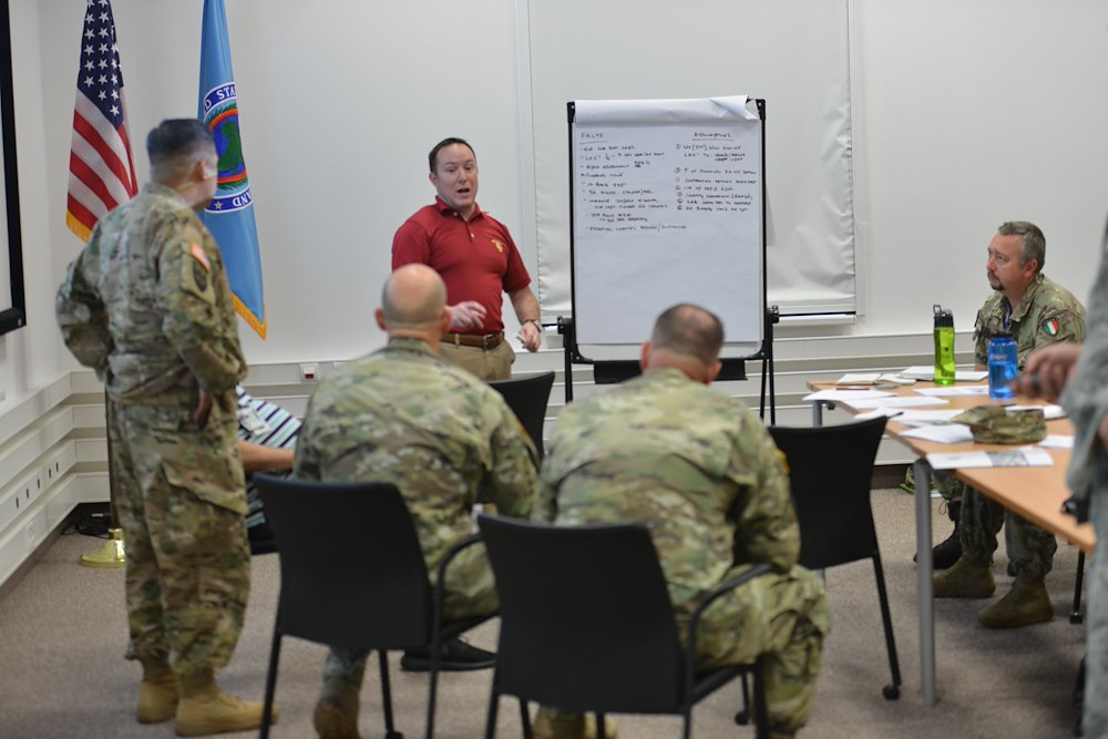 AFRICOM staff receives disaster response training