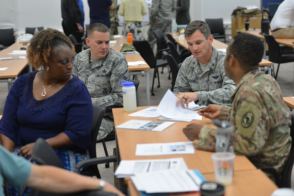 AFRICOM staff receives disaster response training