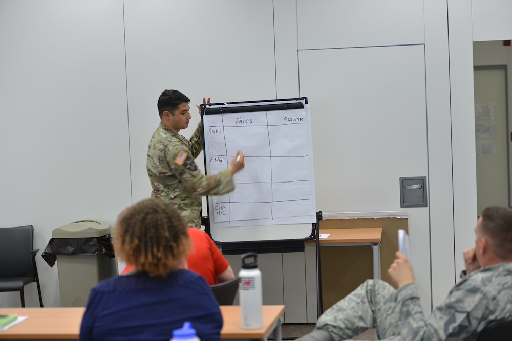 AFRICOM staff receives disaster response training