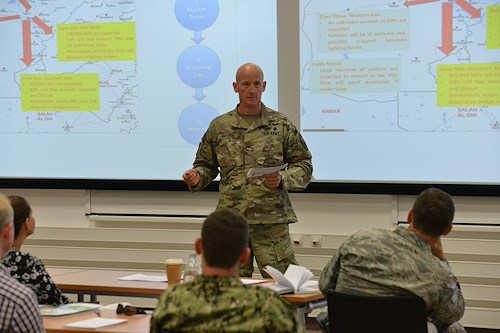 AFRICOM staff receives disaster response training