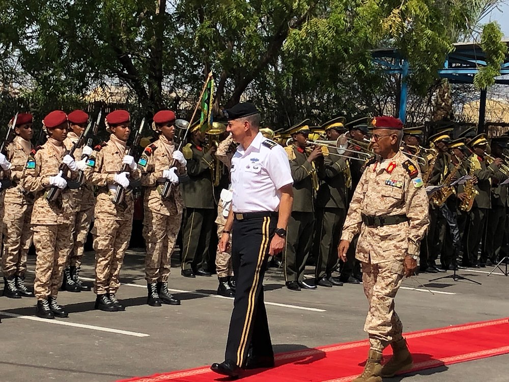 Townsend Visits Djibouti, Meets with troops, Embassy, Host Nation