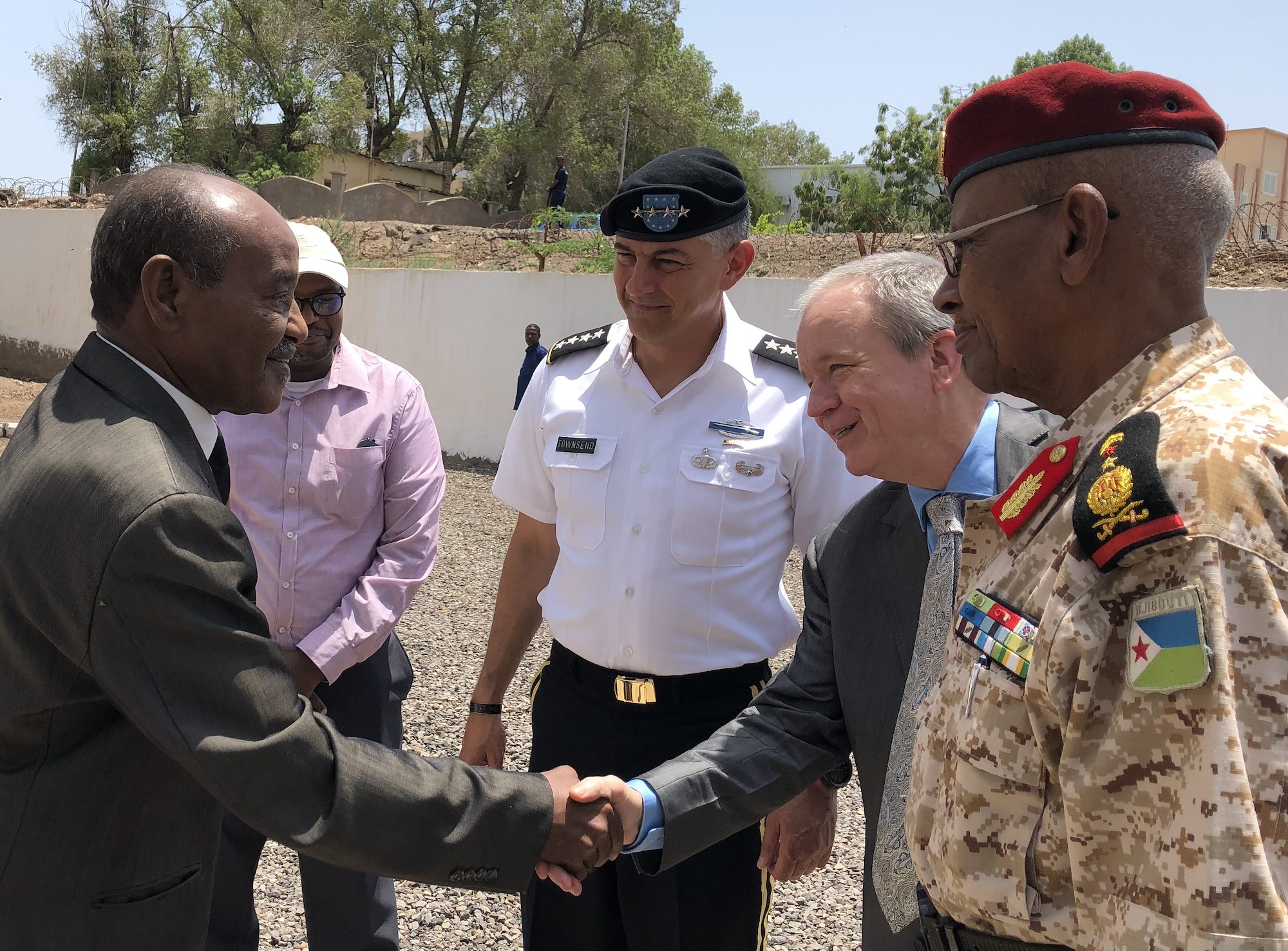 Townsend Visits Djibouti, Meets with troops, Embassy, Host Nation