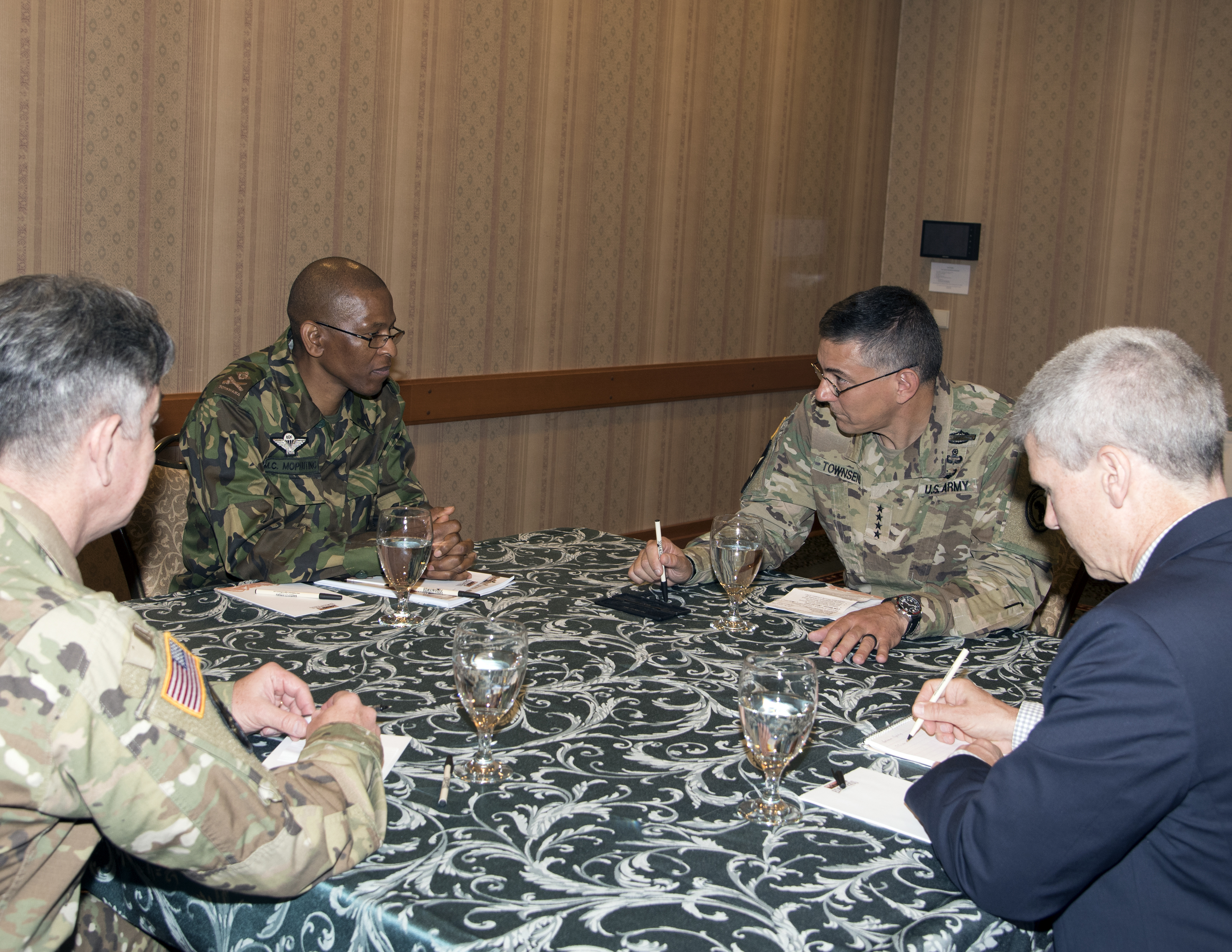 AFRICOM Commander Meets with African Chiefs of Defense