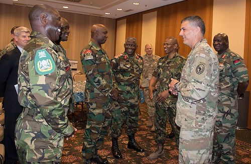 AFRICOM Commander meets with African Chiefs of Defense