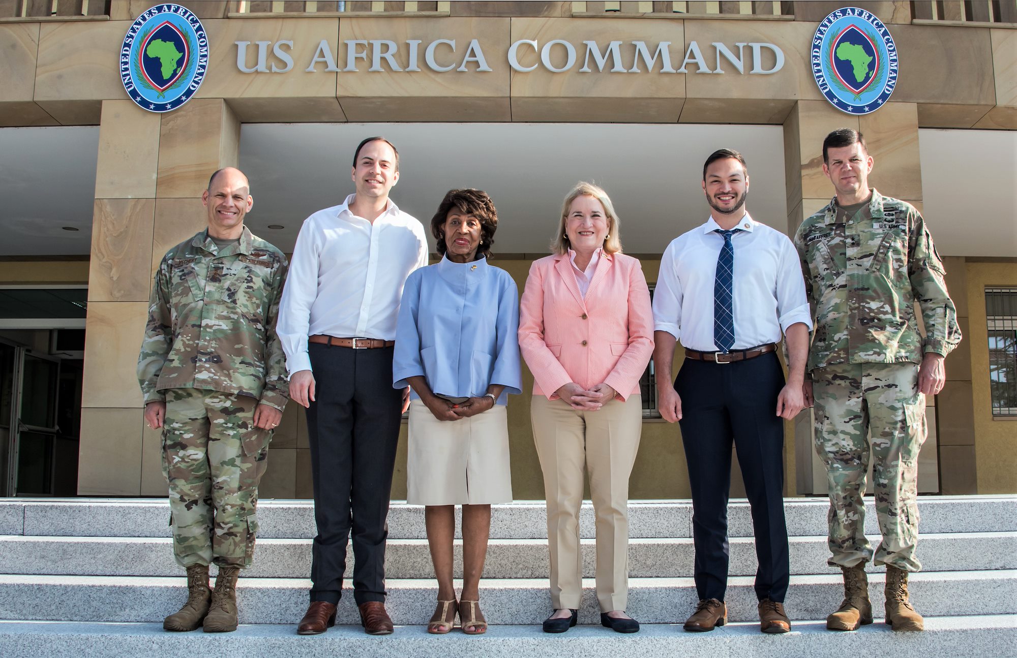 Congresswoman Waters visits U.S. Africa Command