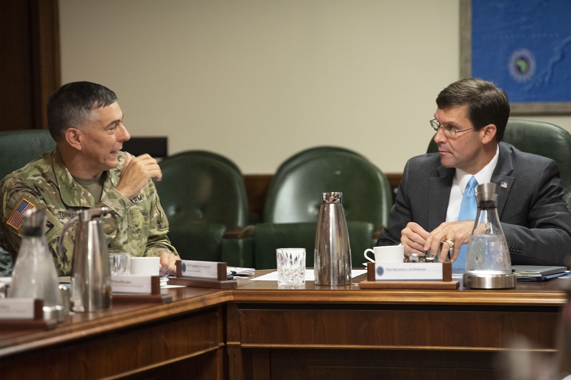 Secretary of Defense Meets with AFRICOM Leadership